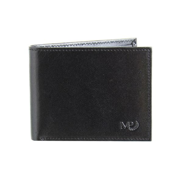 Badge Wallet Genuine Leather Bi-fold RFID Secure