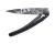 Deejo 37g Ultra Light Folding Pocket Knife with Belt Clip, Ebony / Ride or die