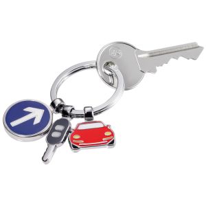 Troika Jumper Keyring Silver