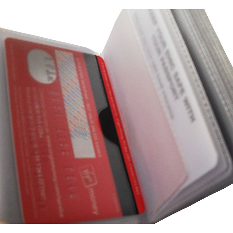 Replacement Plastic Credit Card Wallet Inserts Portrait