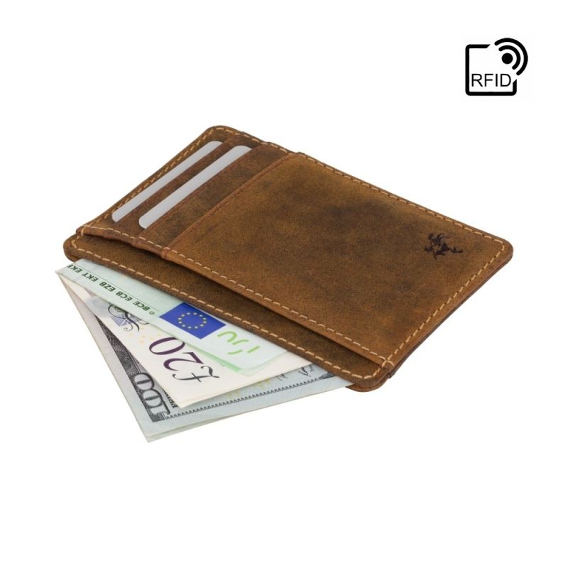 Rfid Leather Card Wallet () Rfid Leather Card Wallet