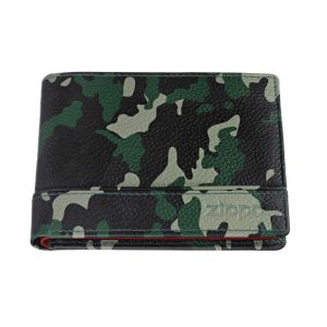 Zippo Green Camouflage Tri-Fold Wallet