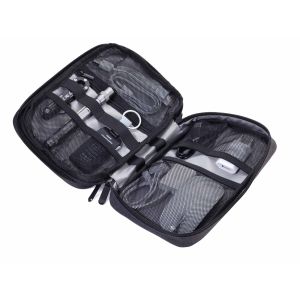 Troika Connected Pocket pouch Organiser bag for Electronics, Cables, Adapters and Accessories