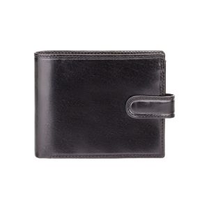 Visconti - RFID Super Slim Leather Wallet - Black / Orange - Card Holder Wallet - Leather Wallets for Men - VSL35 - Gift Boxed - Cool Wallet