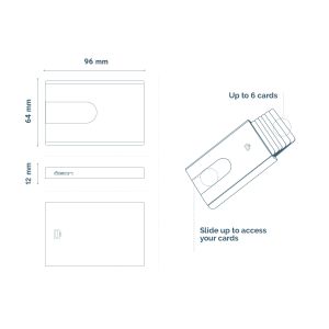 Ögon Design Slider Aluminum Card Case
