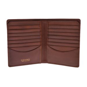 Visconti Matteo Leather Card Wallet - RFID Safe, 20 Card Capacity