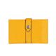 A. Eriksson Åva Ladies Small Card Wallet, RFID Safe, yellow Leather