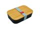Akita Black Bento Lunch box with bamboo lid