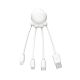 Octopus Eco multi-connector Charging cable white