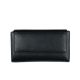 A. Eriksson Rimito Flap Purse RFID, Black Leather