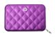 Ögon Designs Quilted zipper Smart Card Case Wallet Aluminium Purple