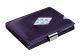 Exentri Premium Trifold Card Holder Wallet Purple Haze