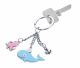 Whale and Octopus Keyring