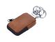 Clean Click Keyring Pouch with antibacterial coating brown