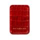GoldBlack iPhone MagSafe Leather Wallet Red Croco