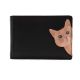 Mala Leather Cleo The Cat Credit Card Holder