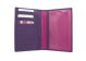 Mala Leather Origin Passport cover wallet Purple RFID-safe
