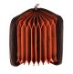 Mala Leather Origin Concertina Card holder with Zip RFID-safe brown