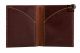 Origami Wallet A-Slim Mahogany Brown Leather