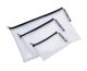 Set of 3 zipper bag cases for utensils and documents first-aid kits, travel liquids etc