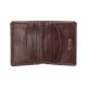 Visconti Xavi Small Wallet, Brown Leather