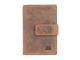 Greenburry Minimalist brown leather wallet Vintage style