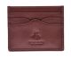 Visconti Monza Credit Card Holder Brown Leather
