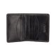 Visconti Xavi Small Wallet, black leather